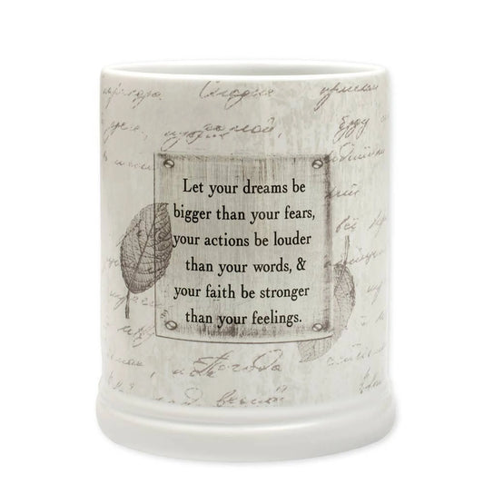 Dream Bigger Actions Louder Faith Strong