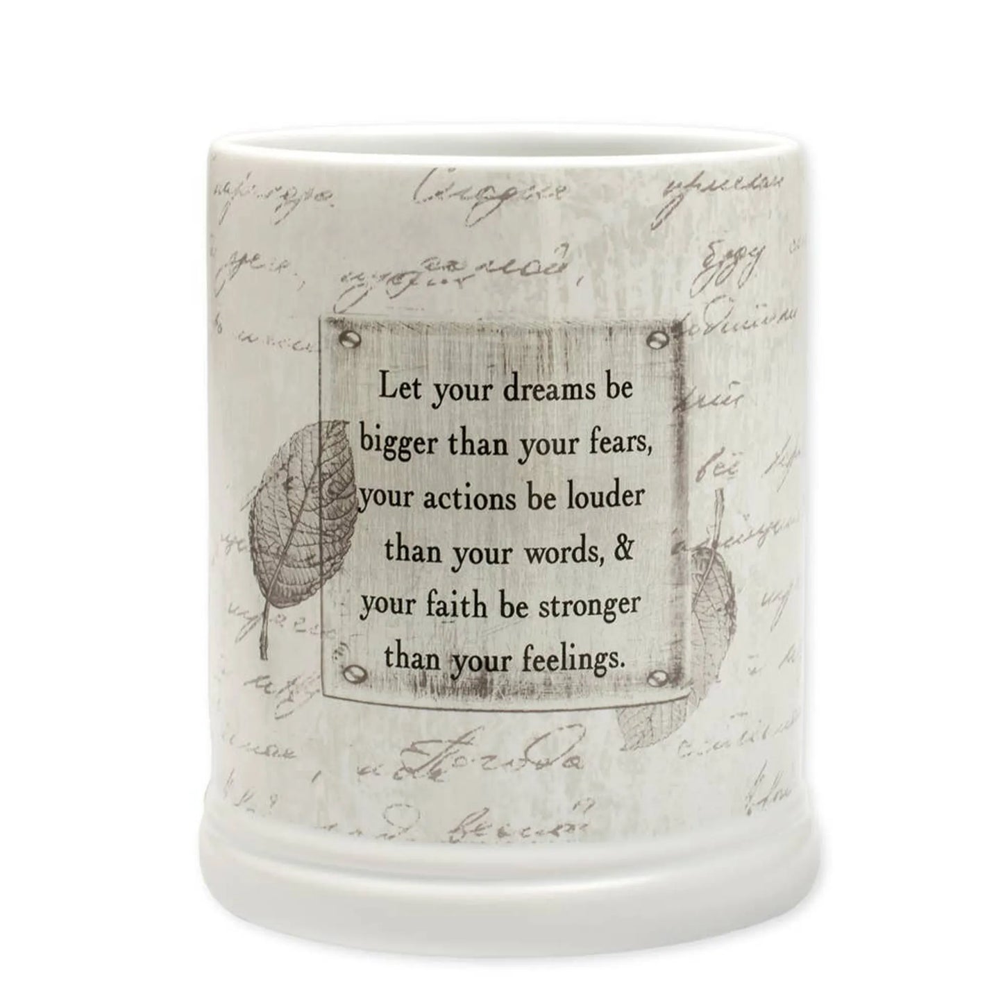 Dream Bigger Actions Louder Faith Strong
