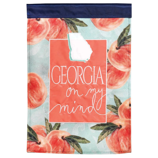 Georgia Es Applique Flag